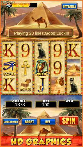Slot Machine: New Pharaoh Slot - Casino Vegas Feel screenshot