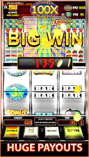 Slot Machine : Triple Hundred Times Pay Free Slot screenshot