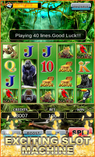 Slot Machine : Wild Gorilla screenshot