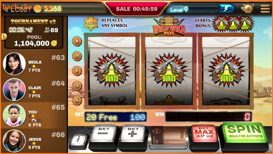 Slot Machine - Wild Wild Pays 🤠Casino Game screenshot