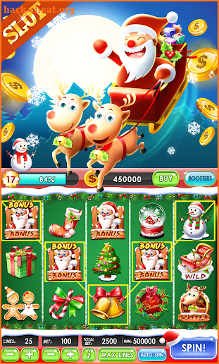 Slot Machines Christmas screenshot