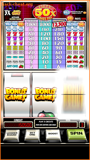 Slots Machine : Fifty Times Pay Free Classic Slots screenshot