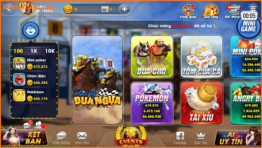 Slots Pokémon: Tai Xiu - Tài Xỉu Game bai screenshot