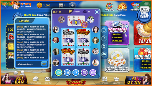 Slots Pokémon: Tai Xiu - Tài Xỉu Game bai screenshot