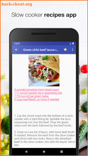 Slow cooker recipes free app with photo offline screenshot