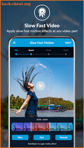 Slow motion video maker: Fast Rewind Slow-mo Video screenshot