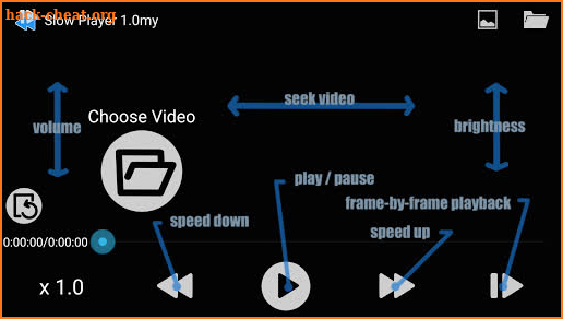 Slow motion/Frame Player screenshot