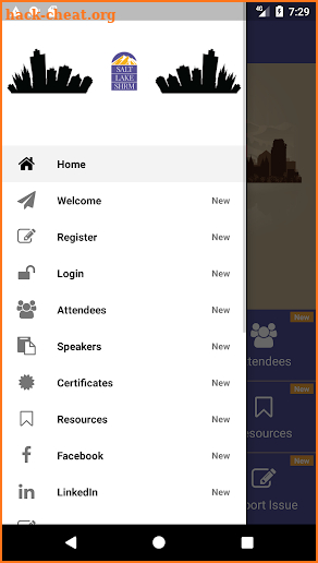 SLSHRM Meeting App screenshot