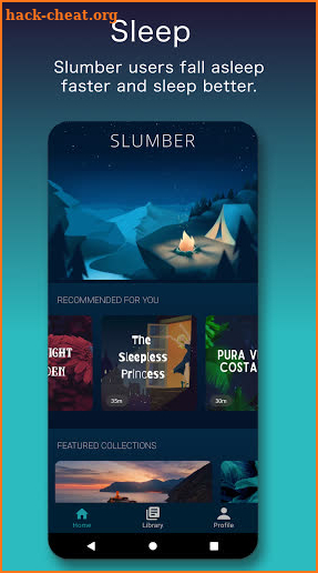 Slumber: Sleep Meditations, Stories, Sleep Music screenshot