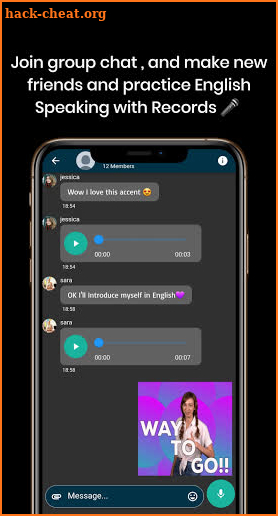 SLX Chat - English Learning App screenshot
