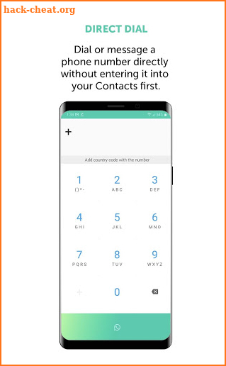 Slyfone - Your handy WhatsApp Dialer screenshot