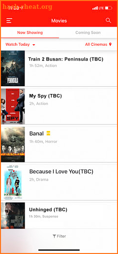 SM Cinema Mobile App screenshot