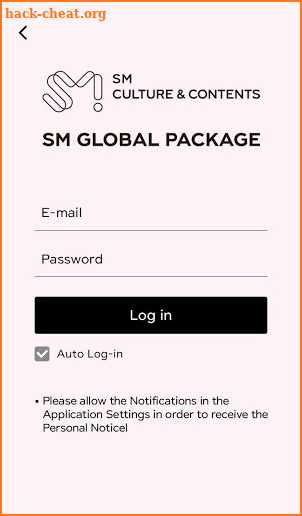 SM GLOBAL PACKAGE OFFICIAL APPLICATION screenshot