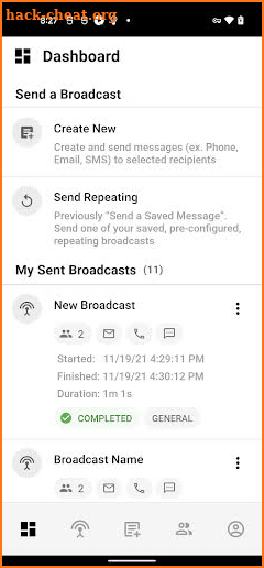 SM Sender App screenshot