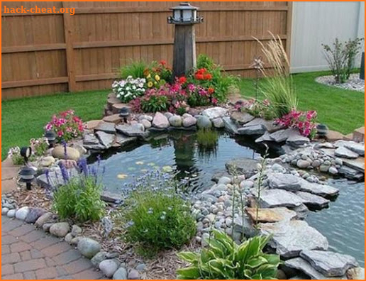 Small Backyard Ponds Design screenshot