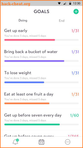 Small Goal - Habit Tracker & Goals Reminder, To do screenshot