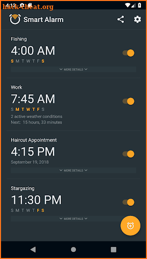 Smart Alarm screenshot