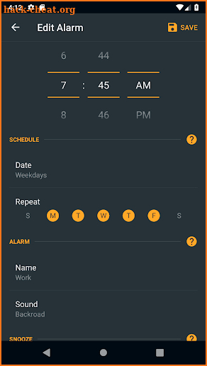 Smart Alarm screenshot