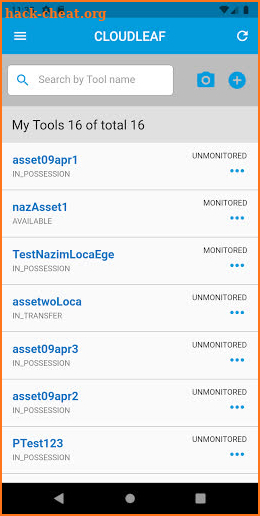 Smart Asset Tracker screenshot