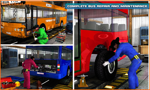 Smart Bus Wash Service: Gas Station Parking Games screenshot