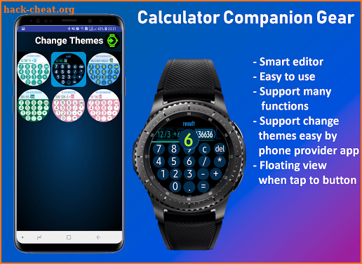 Smart Calculator Gear (for Samsung Gear devices) screenshot