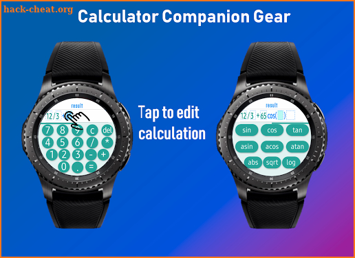 Smart Calculator Gear (for Samsung Gear devices) screenshot