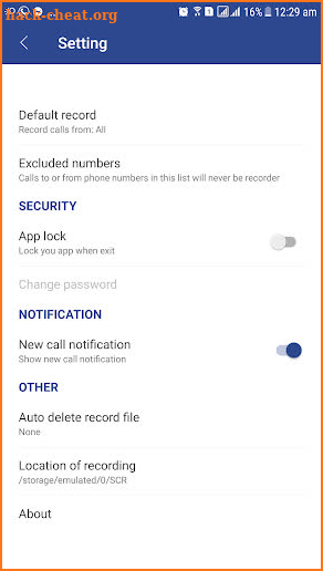Smart Call Recorder - SCR (Pro) 📞 screenshot
