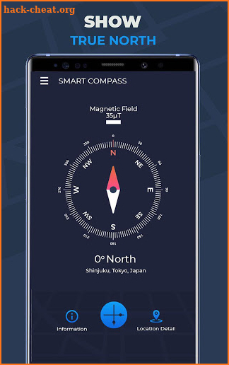 Smart Compass For Android: Digital Compass screenshot