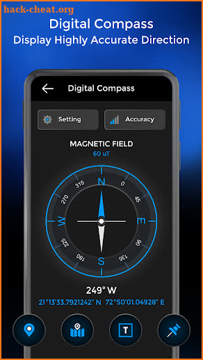 Smart Compass for Android - Free Digital Compass screenshot