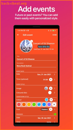 Smart Countdown - Track your important events screenshot
