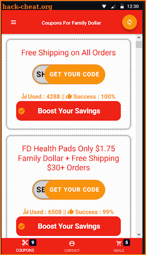 Smart Coupons Family Dollar - Store app screenshot
