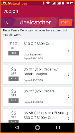 Smart Coupons for Family dollar Groceries Tips screenshot