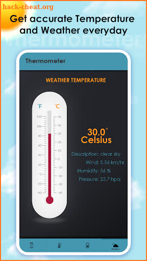 Smart Digital Thermometer For Room Temperature screenshot
