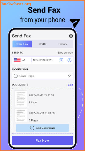 Smart Fax –Send Fax from Phone screenshot