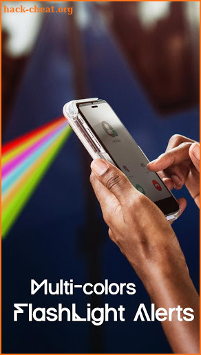 Smart flash on call and sms:smart LED Phone light screenshot