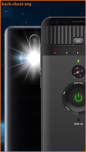 Smart Flashlight - Hight Power LED Free Compass screenshot