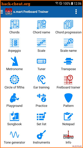 s.mart Fretboard Trainer screenshot