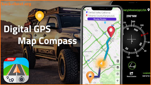 Smart GPS Compass Map screenshot