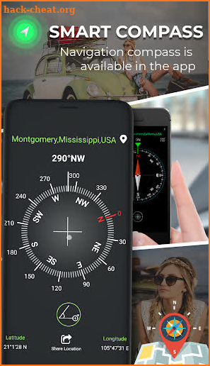 Smart GPS Compass Map for Android screenshot