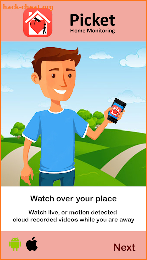Smart Home Surveillance Picket - reuse old phones screenshot