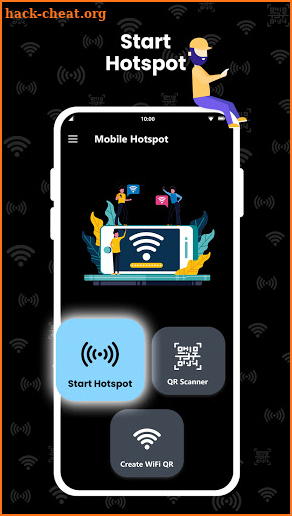 Smart Hotspot - Mobile Hotspot and WiFi QR Creator screenshot