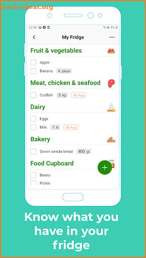 Smart Kitchen: Food Inventory & Grocery List screenshot
