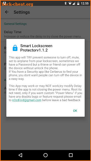 Smart Lockscreen protector screenshot