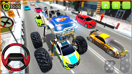 Smart Monster Car Game parking screenshot