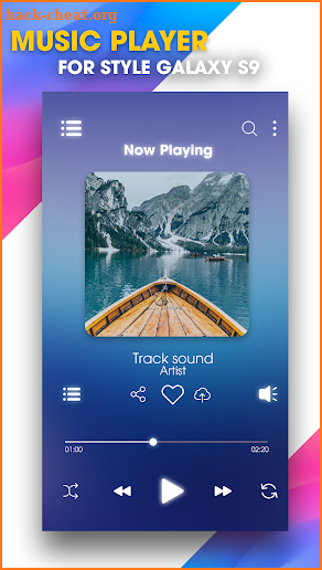 Smart Music Player style Samsung screenshot