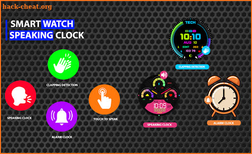 Smart Neon Night Voice Clock screenshot