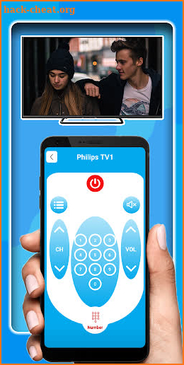Smart Philips TV Remote Control screenshot
