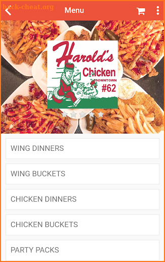 Smart Phone Food Ordering screenshot