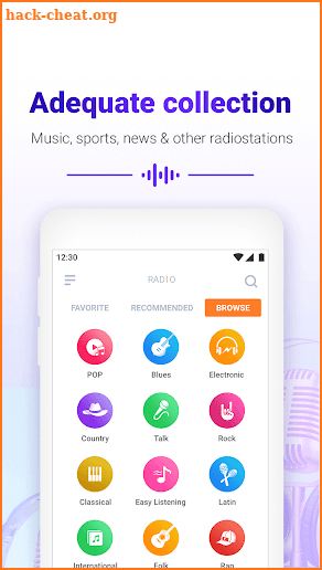 Smart Radio FM - FREE Music, Internet & FM radio screenshot