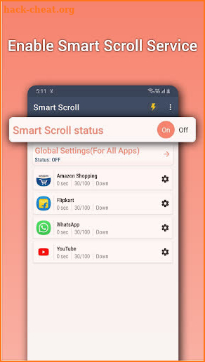 Smart Scroll - Auto Scroll Apps/Documents/Browsers screenshot